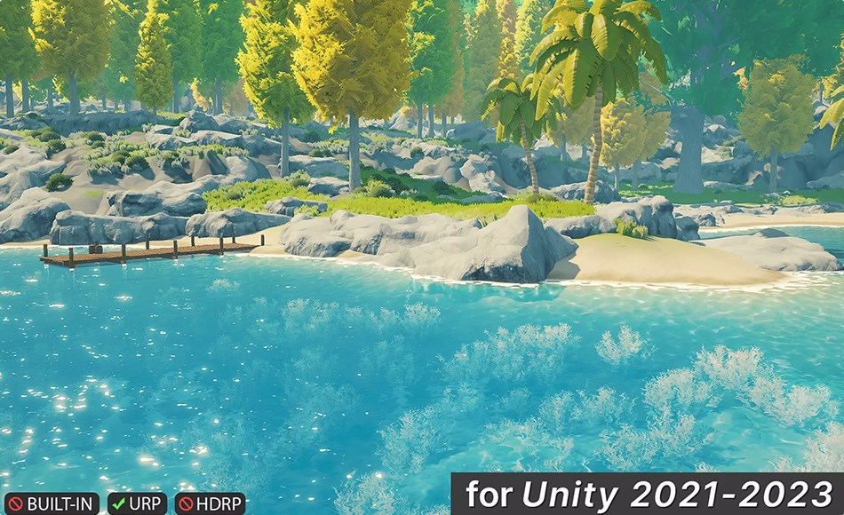 Unity资产 – 风格化水系统 Stylized Water 2