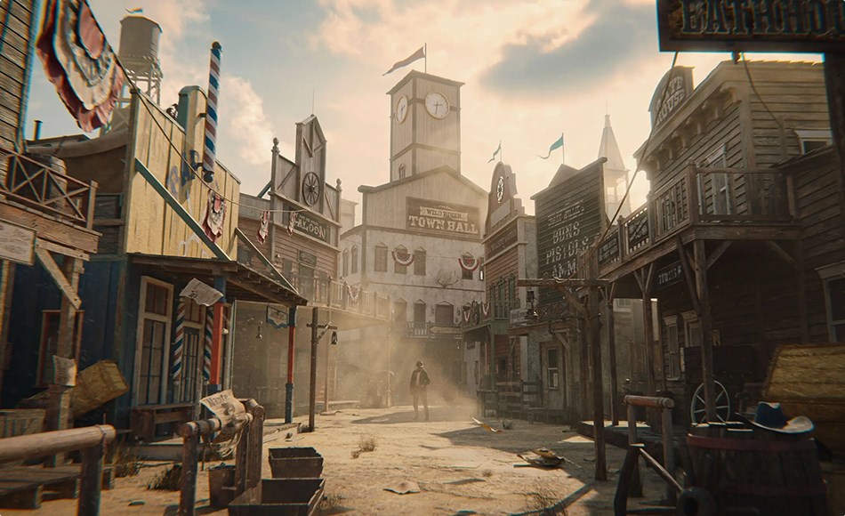 Kitbash 3D – 狂野西部农场银行火车站仓库建筑 outlaw Kitbash 3D – 狂野西部农场银行火车站仓库建筑 outlaw