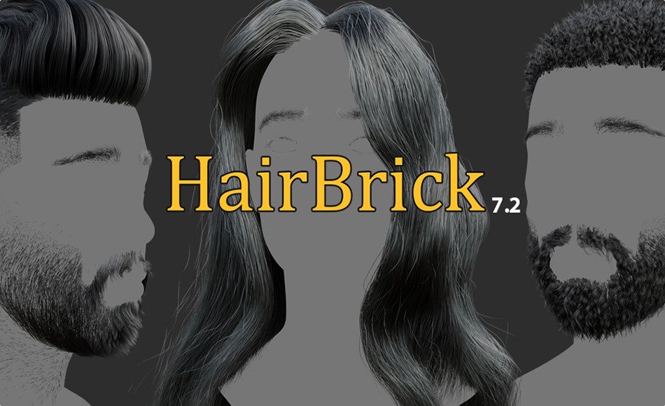 Blender插件 – 角色毛发控制插件 Hair Brick Pro Blender插件 – 角色毛发控制插件 Hair Brick Pro