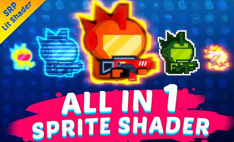 Unity材质 – 多合一精灵材质 All In 1 Sprite Shader Unity材质 – 多合一精灵材质 All In 1 Sprite Shader