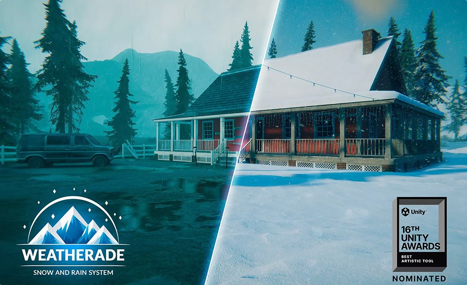 Unity插件 – 雨雪天气系统 Weatherade: Snow and Rain System