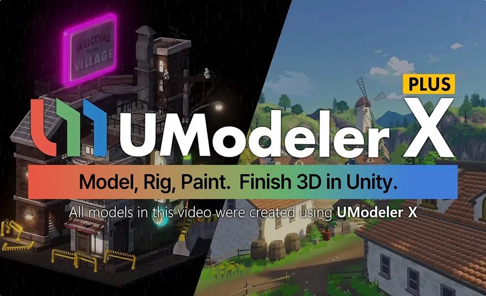 Unity插件 – 建摸纹理绑定插件 UModeler X Plus Unity插件 – 建摸纹理绑定插件 UModeler X Plus