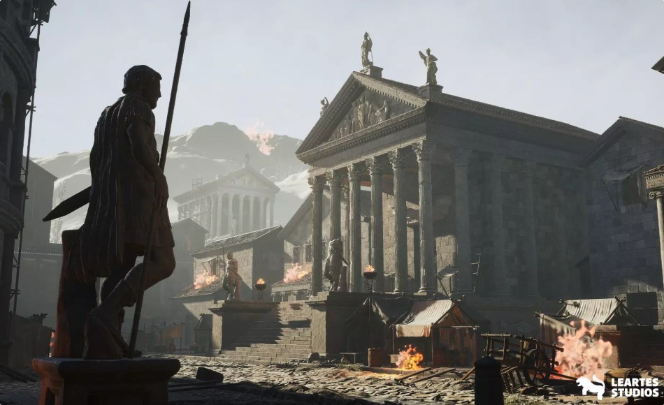 Unity场景 – 罗马火山神庙 Roman Volcanic Temple