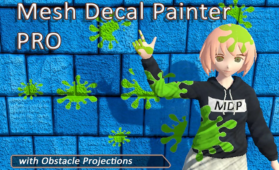 Unity插件 – 模型纹理贴花工具 Mesh Decal Painter PRO Unity插件 – 模型纹理贴花工具 Mesh Decal Painter PRO