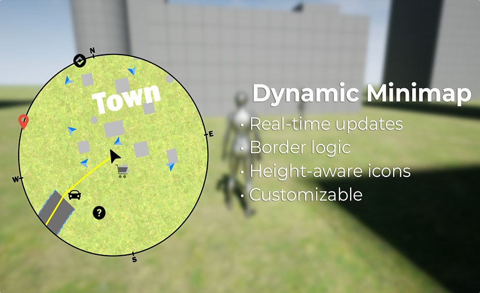 UE5插件 – 地图系统 Map System – WorldMap & Minimap UE5插件 – 地图系统 Map System – WorldMap & Minimap