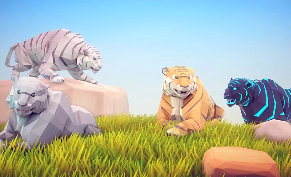 Unity动物 – 风格化卡通老虎 Poly Art: Tiger Unity动物 – 风格化卡通老虎 Poly Art: Tiger