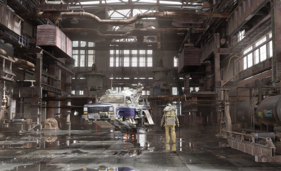 模型资产 – 废弃汽车工厂 Abandoned Factory