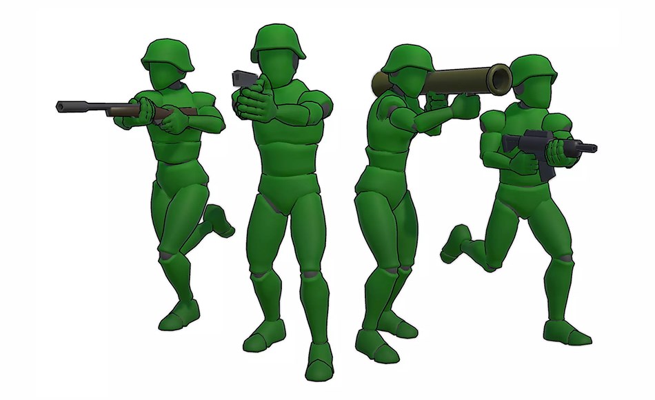 Unity动画 – 风格化士兵动画 Human Soldier Animations Unity动画 – 风格化士兵动画 Human Soldier Animations