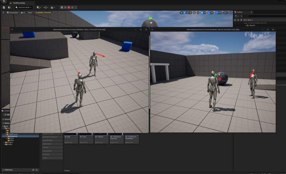 UE5插件 – 运动复制器 Motion Replicator
