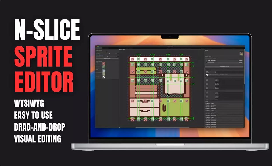 Unity插件 – 切图插件 N-Slicer | Next-Gen Sprite Slicing Beyond 9-Slice Unity插件 – 切图插件 N-Slicer | Next-Gen Sprite Slicing Beyond 9-Slice