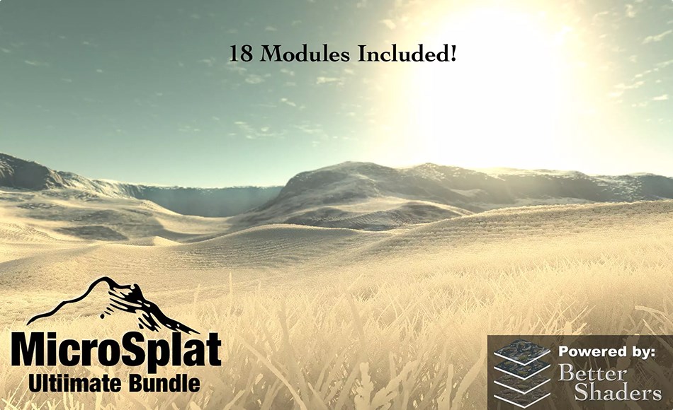 Unity资产 – 地形着色器 MicroSplat – Ultimate Bundle