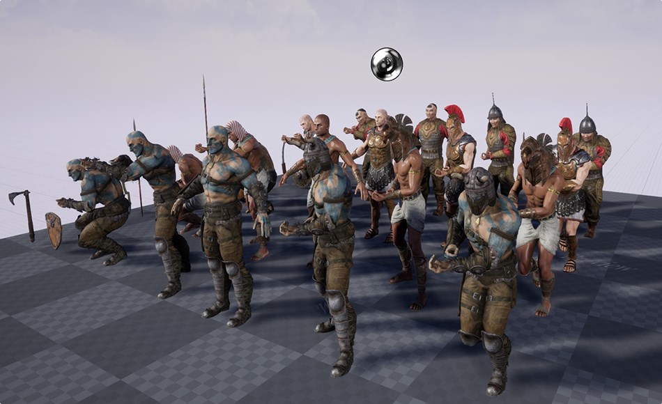 【UE5】风格化游戏角色 Historical Pack