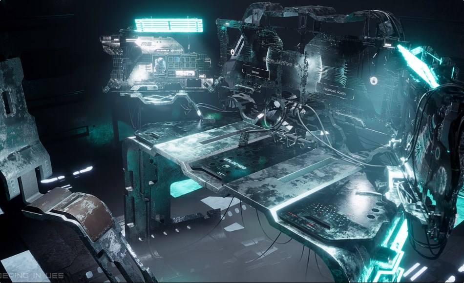 【UE5】科幻模块化工作站 Sci-Fi Modular WorkStation – High Poly Kit Bash – Smart Materials