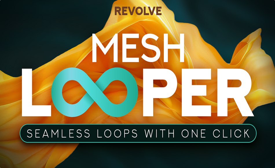 Blender插件 – 无缝循环动画 Revolve – Mesh Looper Blender插件 – 无缝循环动画 Revolve – Mesh Looper