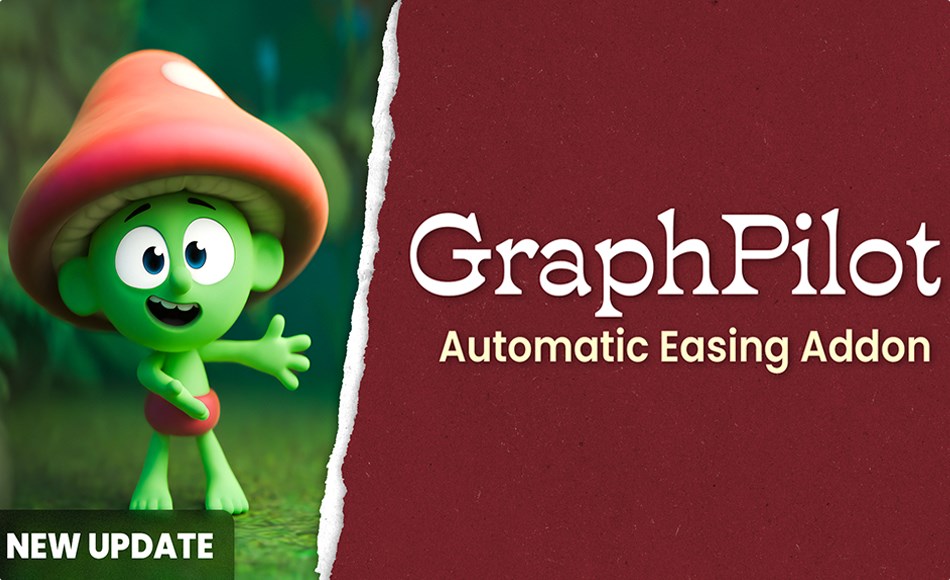 Blender插件 – 动画曲线调整插件 Graphpilot | Animation Easing Blender插件 – 动画曲线调整插件 Graphpilot | Animation Easing