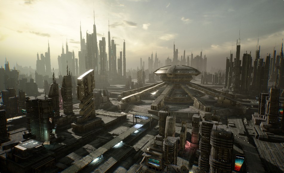 【UE5】科幻建筑资产 Brushify – SciFi Buildings Pack