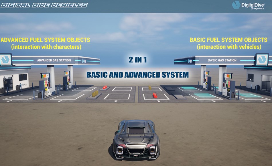 【UE5】高级燃油系统 Advanced Fuel System: Multiplayer Vehicle Addon 【UE5】高级燃油系统 Advanced Fuel System: Multiplayer Vehicle Addon