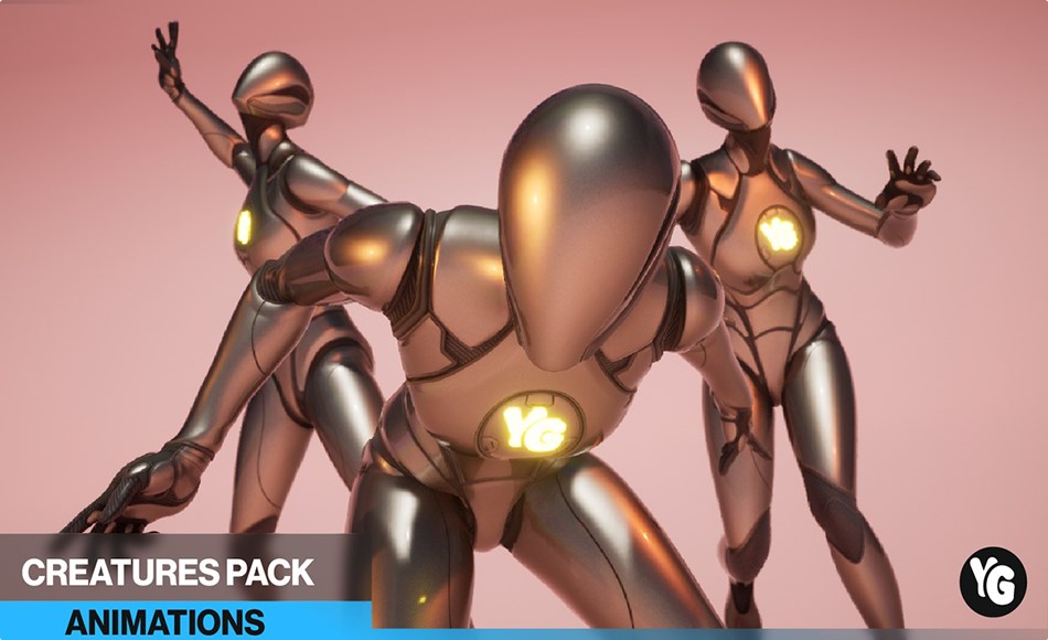 【UE5】60 种僵尸怪物动画 60 Creatures Mocap Animations