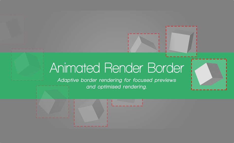 Blender插件 – 动画区域渲染 Animated Render Border Blender插件 – 动画区域渲染 Animated Render Border