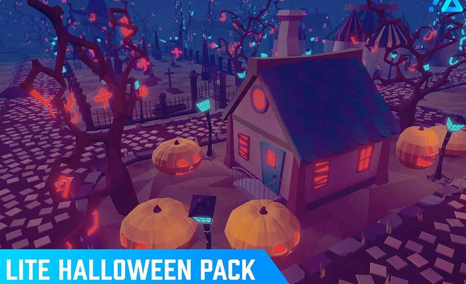 Unity资产 – 风格化万圣节资产套装 POLY – Lite Halloween Pack