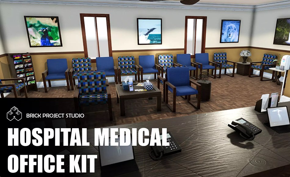Unity场景 – 医院医疗办公套件 Hospital Medical Office Kit Unity场景 – 医院医疗办公套件 Hospital Medical Office Kit
