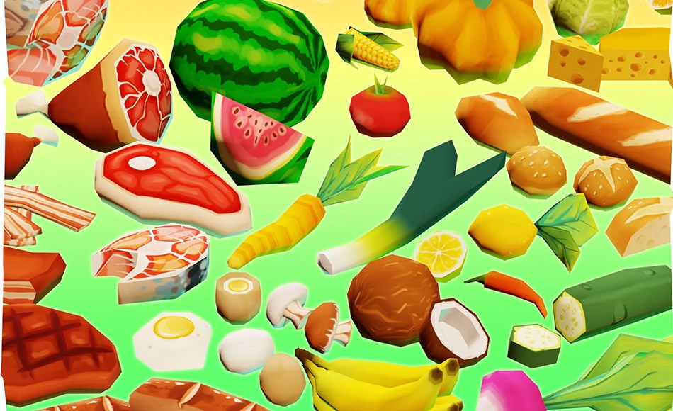 Unity资产 – 食品道具包 FANTASTIC – Food Pack Unity资产 – 食品道具包 FANTASTIC – Food Pack