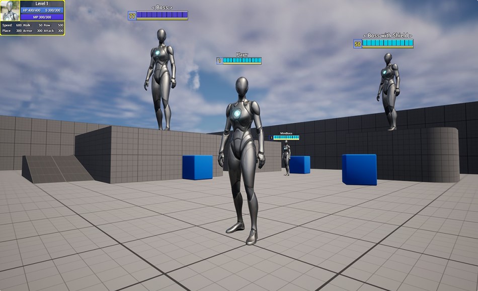 【UE5】角色生命值血条 Gaming Health Widget