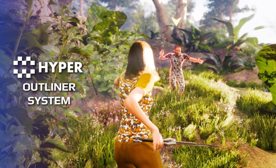 【UE5】高亮轮廓符号系统 Hyper Outliner and Symbol System v3