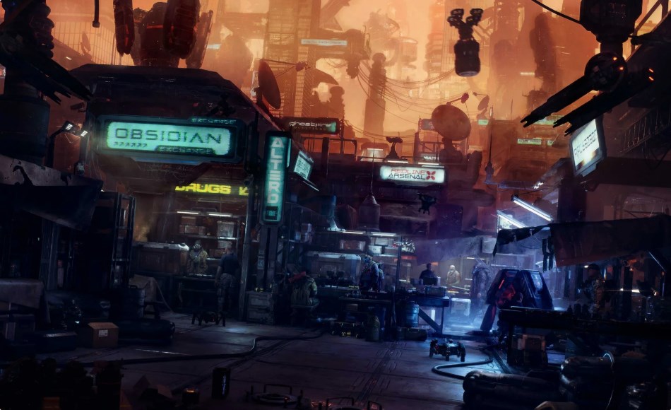 Kitbash 3D – 黑市交易市场 black market