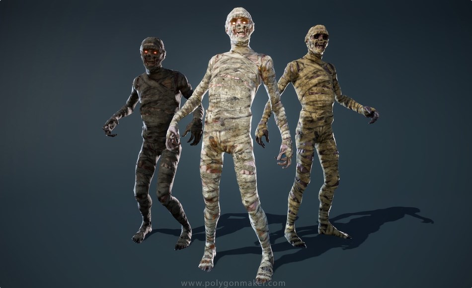 【UE5】木乃伊游戏角色 Monsters – Mummy 【UE5】木乃伊游戏角色 Monsters – Mummy