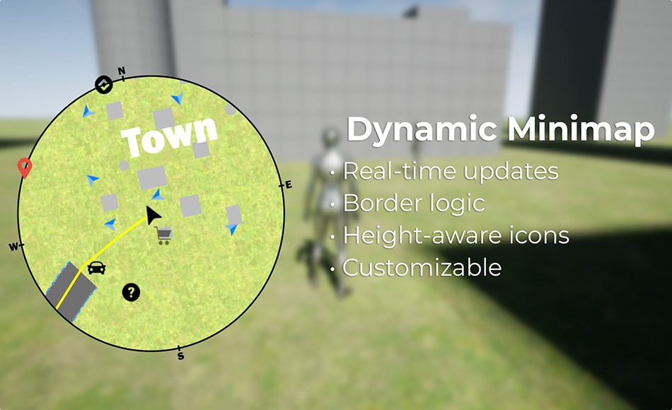 UE5插件 – 地图系统 Map System – WorldMap & Minimap