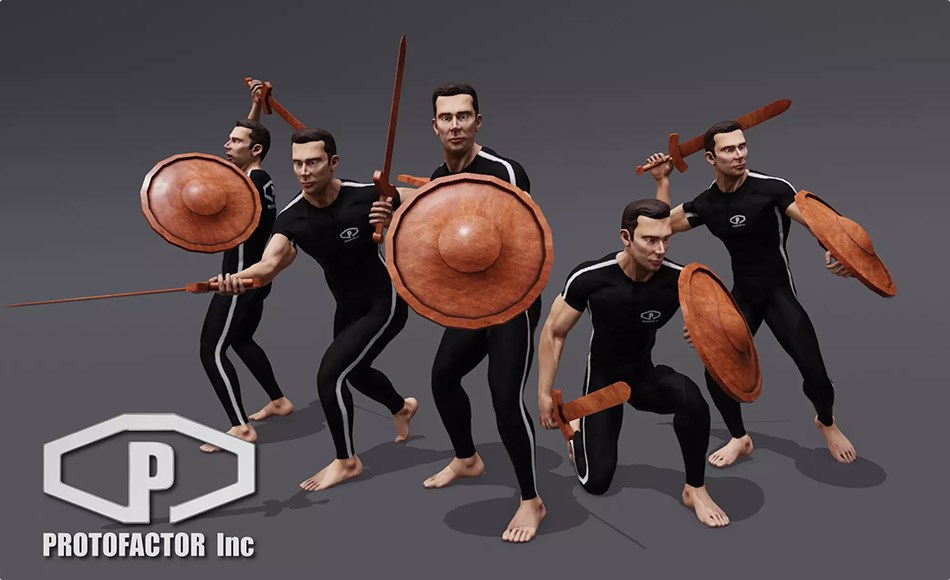 Unity动画 – 剑盾动画 ANIMSET: SWORD & SHIELD