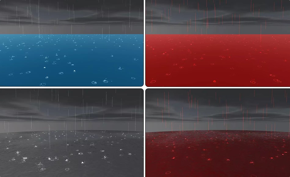 Unity特效 – 卡通雨滴粒子 Cartoon Rain & Blood Rain