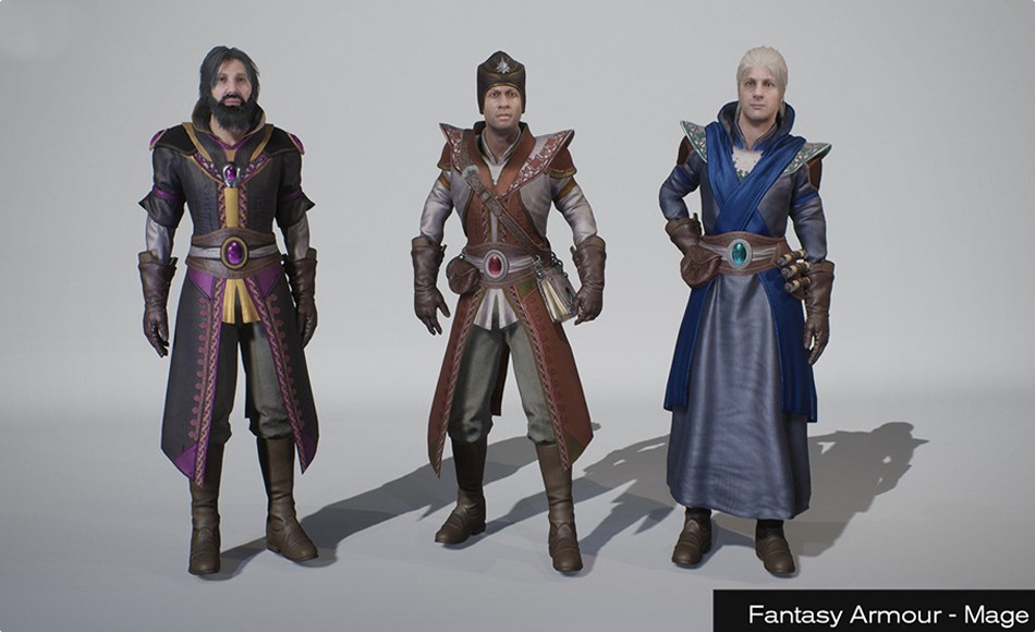 【UE5】奇幻角色 Fantasy Armour – Caster / Mage / Sorcerer / Wizard – Metahuman 【UE5】奇幻角色 Fantasy Armour – Caster / Mage / Sorcerer / Wizard – Metahuman