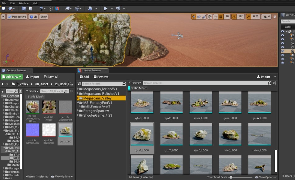 UE4/5插件 – 素材资产浏览器 UAsset Browser UE4/5插件 – 素材资产浏览器 UAsset Browser