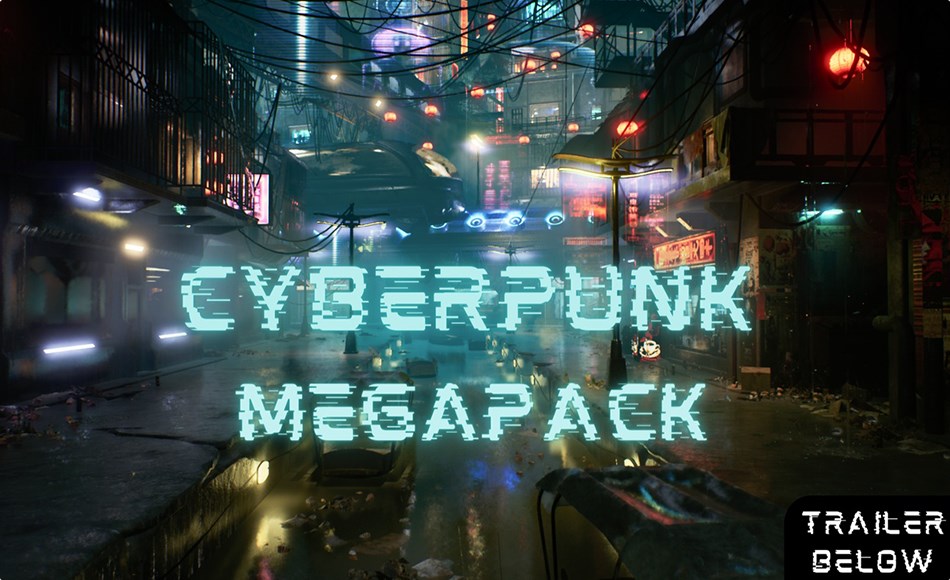 【UE5】赛博朋克城市 Cyberpunk City (Cyberpunk, Cyberpunk City, Sci-Fi City)