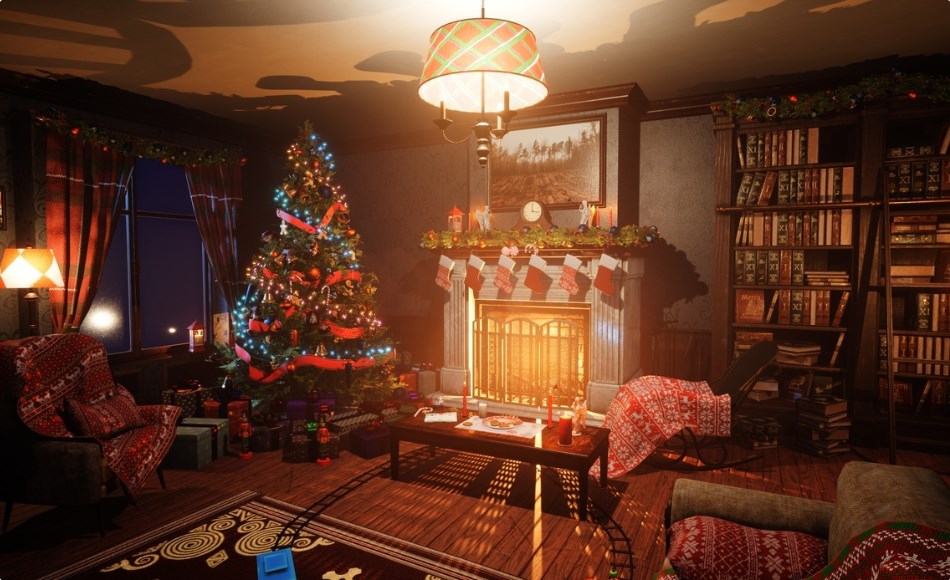 【UE5】圣诞主题房屋 Christmas room