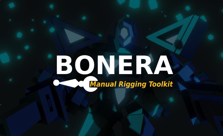 Blender插件 – 手动绑定工具包 Bonera – Manual Rigging Toolkit