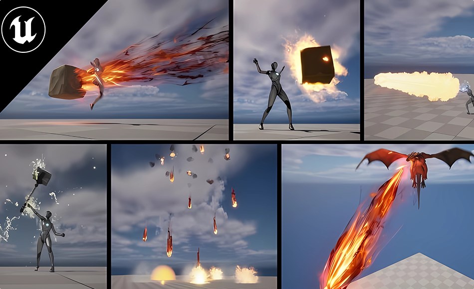 UE5教程 – 写实魔法施法系统 Unreal Engine AAA Spellcasting System UE5教程 – 写实魔法施法系统 Unreal Engine AAA Spellcasting System