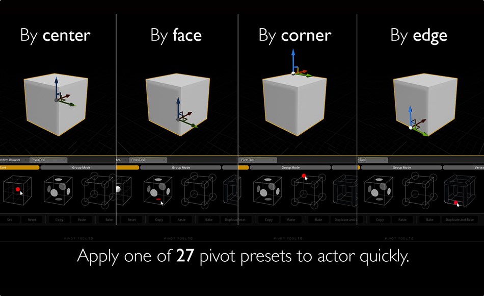 UE4/5插件 – 枢轴工具 Pivot Tool