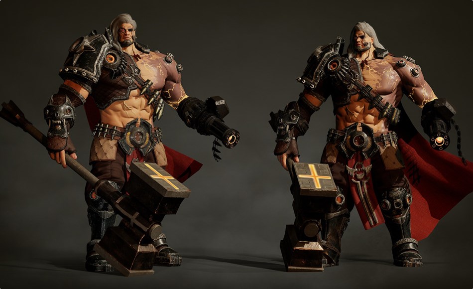 【UE5】未来战士 Futuristic Warrior CYBER WARRIOR