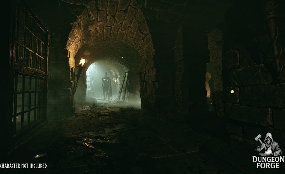 【UE5】模块化地牢建造套件 Dungeon Forge: Modular Dungeon Building Kit (Dungeon, Modular Dungeon, Dungeons)