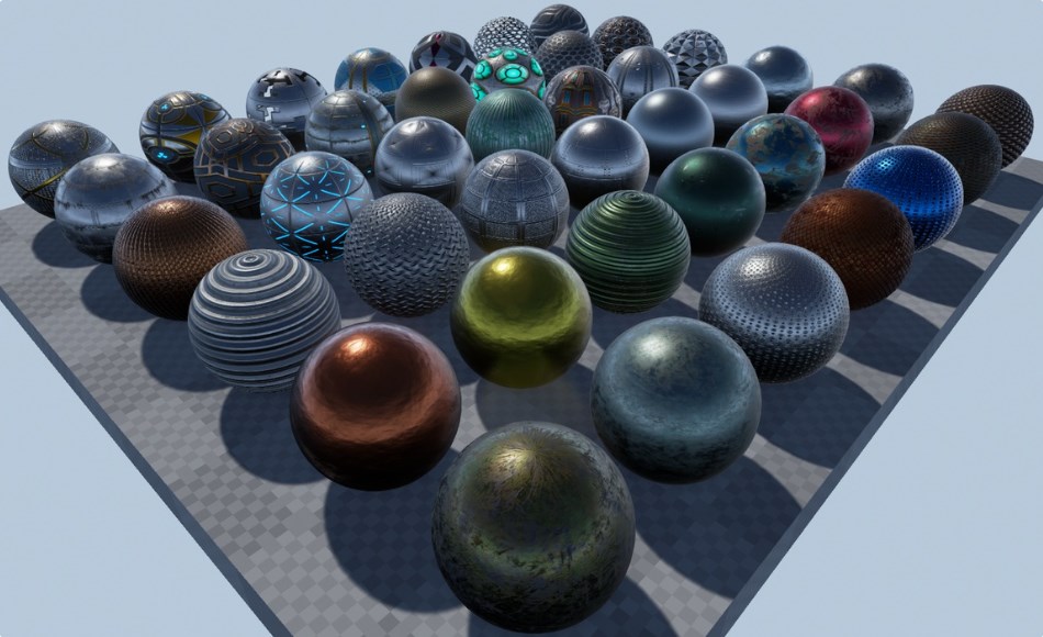 【UE5】金属材质 Yughues Metal Materials