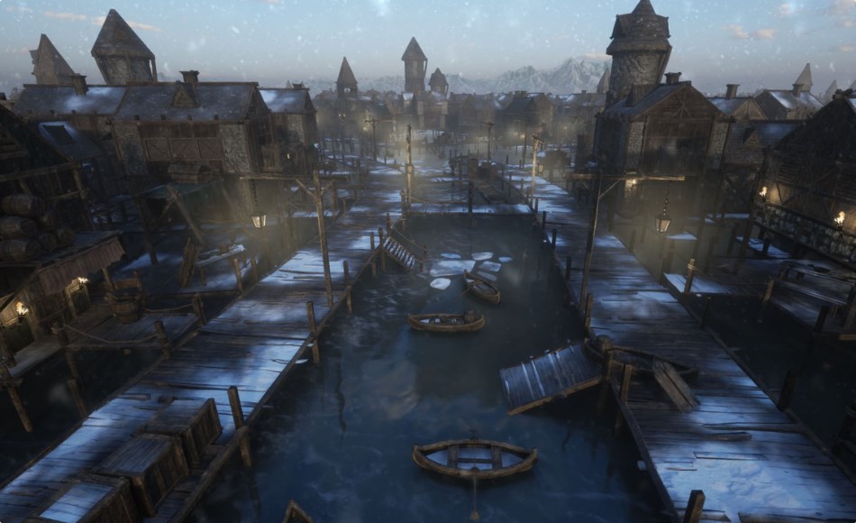 【UE5】中世纪湖畔小屋 Laketown