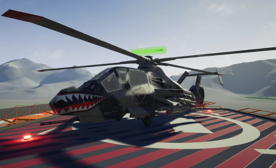 【UE5】可驾驶直升机 Driveable Vehicle : AH-Raider