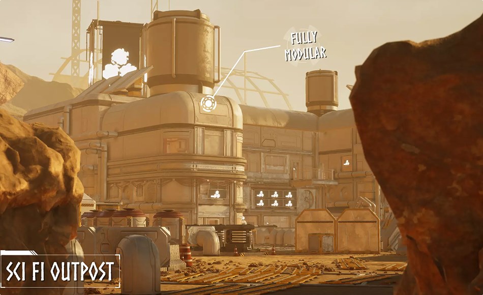 Unity场景 – 模块化科幻前哨站 Modular Sci Fi Outpost (Sci Fi Outpost, Sci Fi Base, Sci Fi , Outpost, Base) Unity场景 – 模块化科幻前哨站 Modular Sci Fi Outpost (Sci Fi Outpost, Sci Fi Base, Sci Fi , Outpost, Base)