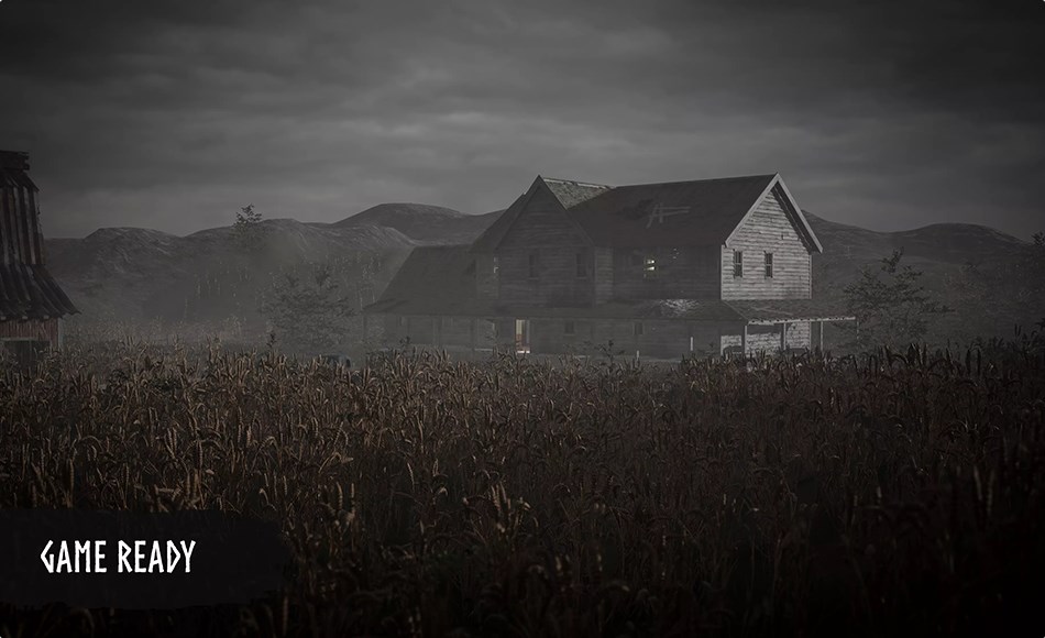 Unity场景 – 模块化鬼屋 Modular Haunted House (Modular House, Modular Building, Barn, Haunted House)