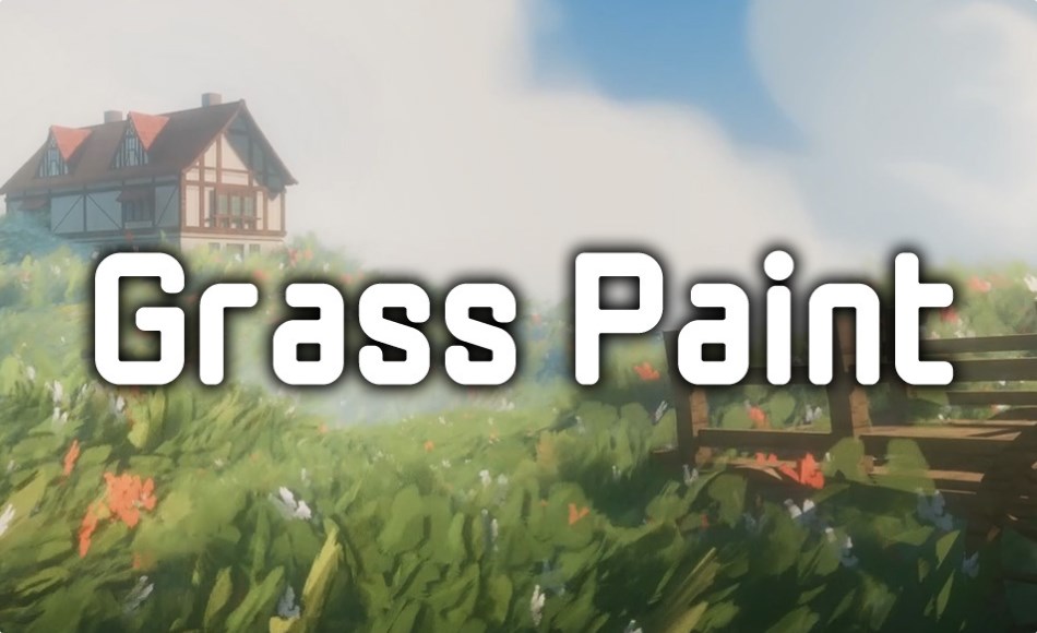 Blender插件 – 风格化动画草地 Stylized Animated Grass – Grass Paint