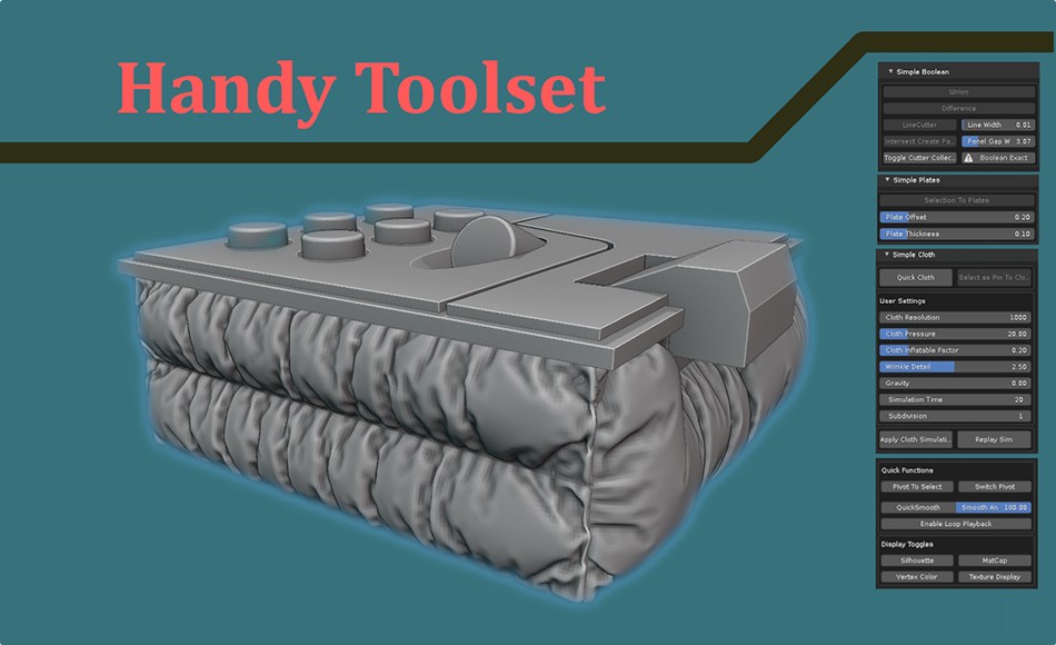 Blender插件 – 实用工具集 Handy Toolset