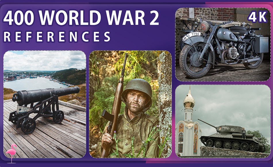 400 张二战参考照片 400 World War 2 Reference Pack – Vol 1